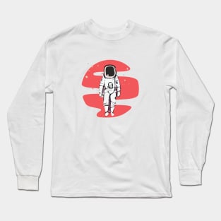 Astronaut: Minimalism Art Long Sleeve T-Shirt